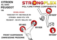 фото thumb №2, 051829b - втулка стабілізатора передній strongflex