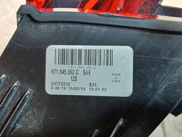 фото thumb №9, Porsche panamera 971 turbo лампи зад ліва права середня задні usa