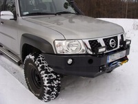 фото thumb №8, Бампер стальной передний перед nissan patrol gu4