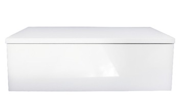 Konsola mała TOALETKA WISZĄCA 70 cm biała + Front Połysk biały BIAŁA KATI