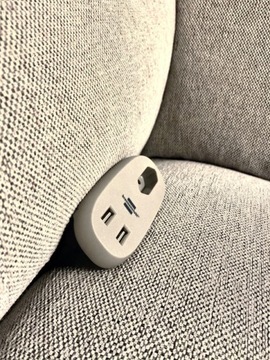 РОЗЕТКА-УДЛИНИТЕЛЬ ДЛЯ ДИВАНА USB 2.1A BRENNENSTUHL