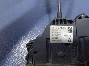 фото thumb №5, Fiat grande punto замок двері зад лівий задній 6 pin 51797569