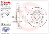 фото thumb №3, Тормозные диски тормозные колодки задняя brembo volvo v60 i