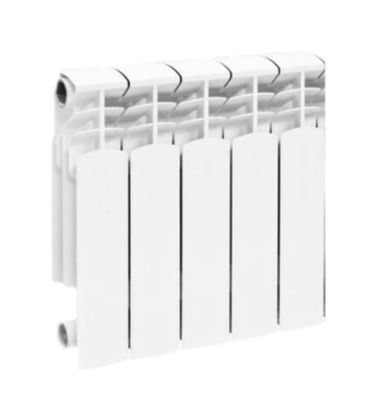 АЛЮМИНИЕВЫЙ РАДИАТОР KFA G350F LOW WHITE 5 RIBS 430 W