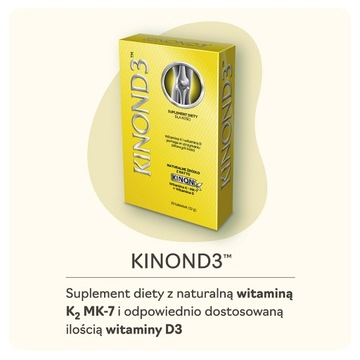 Kinon D3 Витамин K2 MK-7 + D3, 30 таблетки