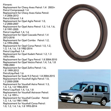 фото thumb №9, Задняя прокладка масляная вала коленчатого двигателя 96376569 герметичная o7