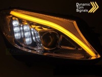 Фари фари передні mercedes w205 14-18 хром led в Україні, фото thumb