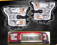 фото thumb №1, Фары лампы перед хром ford f-150 15-17