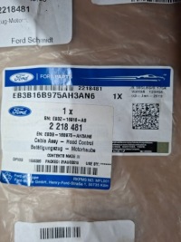 фото thumb №5, Трос відкривання капота ford ranger 2218481 eb3b-16b975-ah3an6 оригінал