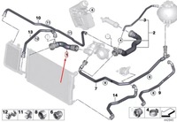 фото thumb №10, Bmw x3 f25 охлаждающая жидкость шланг 17128571606 8571606 oem