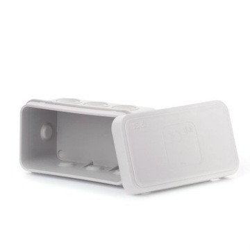 PUSZKA N/T HERMETYCZNA V8 IP54 80×45×41 POPIELATA