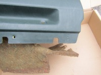 фото thumb №10, 11 mercedes w124 зелений панель приладів приладова консоль pod бардачок захист права