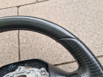 фото thumb №10, Peugeot 208 i 2008 руль кожа мульти 98084115zd красная nić 12-2019