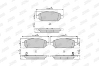 Купить Тормозные колодки тормозной/передний/ opel karl 15-, фото thumb
