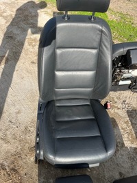 фото thumb №6, Сиденья диван чёрные кожа a6 c6 подогрев электрически ustawiane