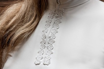 KOSZULA KONKURSOWA WHITE FLOURISH RIM R.36