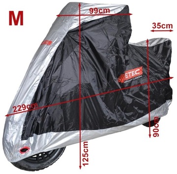 УСИЛЕННЫЙ ЧЕХОЛ ДЛЯ МОТОЦИКЛА BIKETEC M AQUATEC