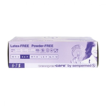 Одноразовые нитриловые перчатки Sempercare Skin 2, размер L, 100 шт.