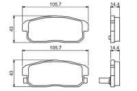 фото thumb №2, Тормозные колодки тормозные mazda rx-8 nissan maxima / maxima #petrolhead pro+ kit3