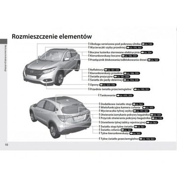 Honda HR-V HRV 2014-2019 Instrukcja Obsługi+Radio