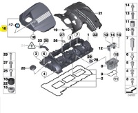 фото thumb №8, Крышка головки цилиндра двигателя bmw 1 e82 135i бензин 11127589037