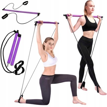 GUMY OPOROWE DRĄŻEK DO ĆWICZEŃ TAŚMY PILATES 18w1