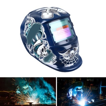 Przyłbica spawalnicza z funkcją automatycznego przyciemniania 93x43mm IM