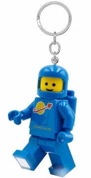 LEGO BRELOK LATARKA LED SPACE CLASSIC ASTRONAUTA NIEBIESKI BLUE