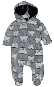 Комбинезон NURSERY TIME 62-68 3-6 флисовый меховой клоун