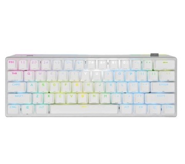 Беспроводная механическая клавиатура Corsair K70 Pro Mini Cherry MX Red, белая
