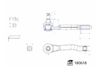 фото thumb №13, Наконечник тяга керма honda hr-v ii 01/15- pr