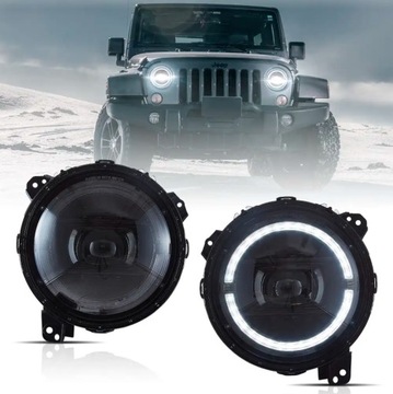 фото thumb №1, Света led фары jeep wrangler 18-23 vland