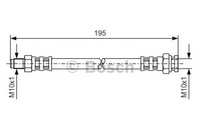 фото thumb №1, Шланг гальмівний гнучкий bosch 1987476152