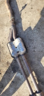 Гаситель выхлоп труба kompletny bmw e65 n62b40 n62 4.0b 7505798 7505797 Оригинал, фото thumb