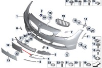 фото thumb №7, Bmw z4 e89 передній бампер ліва захист решітка 51117203793 7203793 2011