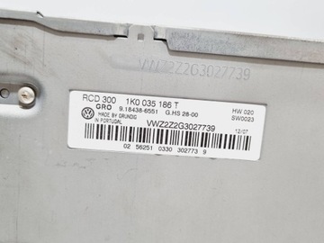 фото thumb №7, Радіо автомобільні volkswagen passat b6 2007 1k0035186t
