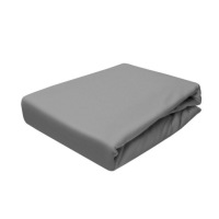 Простыня на резинке 100х200 100 хлопок JERSEY Thick Polish Graphite