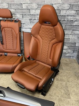 фото thumb №11, Сиденья комплектный средство обшивки диван m power bmw f97 x3m g01 x3 tartufo