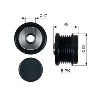 фото thumb №15, Шкив насоса генератора volvo c30 s40 ii s60 ii s80 ii v40 v50 v60 i v70