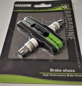 Тормозные колодки BARADINE 960V серо-черно-зеленые