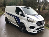 TRANSIT CUSTOM 2018 - 2023 ПЕРЕДНИЙ СПЛИТТЕР СПОЙЛЕР ПЛАСТИК