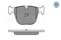025 237 3116/pd mey гальмівні колодки ham. bmw t. f01/f02 730 Доставка, фото thumb