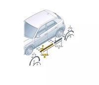 фото thumb №8, Audi q3 8u передня частина left door lower молдинг 83a853959bgru