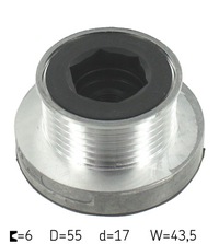 фото thumb №15, Зчеплення jednokierunkowe генератора [skf]