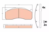фото thumb №2, Trw тормозные колодки ham. задняя volvo fh fh12 fh16 fm fm ii 1993-