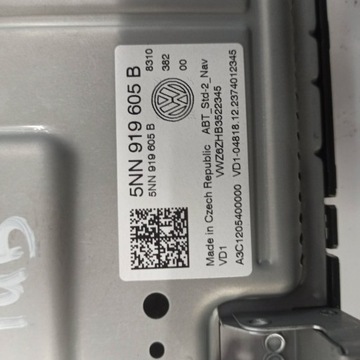 фото thumb №11, Volkswagen polo vi 2024 монітор / дисплей / екран 5nn919605b