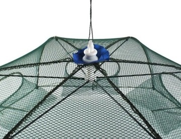 FL Рыболовная подсак Складная сетка для рыбы Живец 90 x 90 см