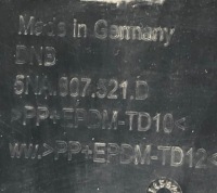 фото thumb №10, Tiguan 2 ii lift 2020- накладка спойлер бампера задняя 5na807521d