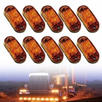 Купити 10szt фара габаритна габаритний ліхтар діодна led габаритний причіп вантажівка, фото thumb