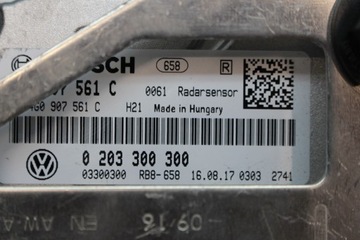 фото thumb №15, Audi a6 a7 датчик радар acc дистронік 4g0907541c 4